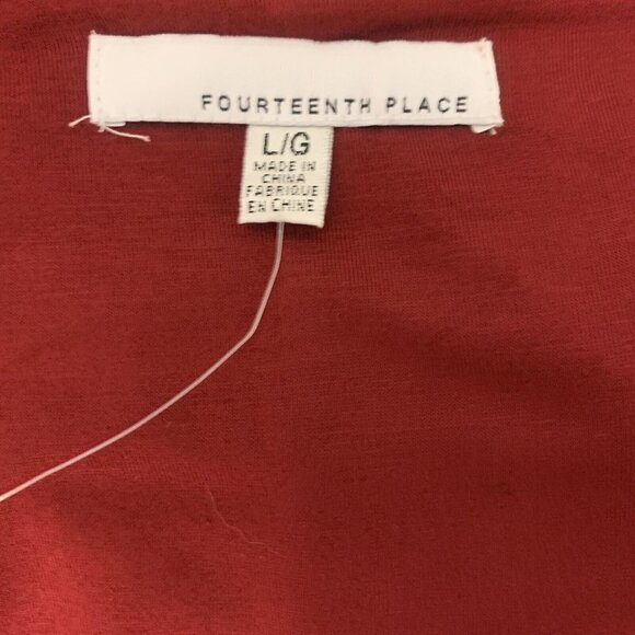 Fourteenth Place Women Size Large Red Velvet Square Neck Cocktail Cutout Dress - Picture 4 of 6